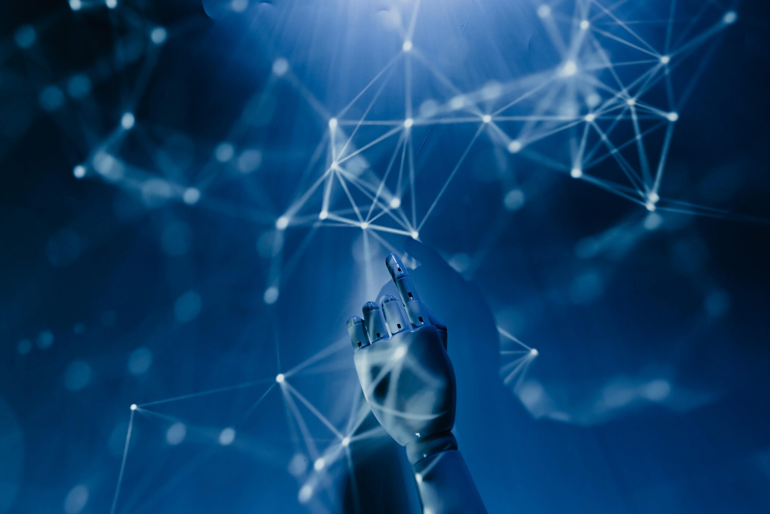 _AI background cu mana de robot The DADAP Project: Revolutionizing Psychiatric Assessment for Children and Adolescents through Artificial Intelligence